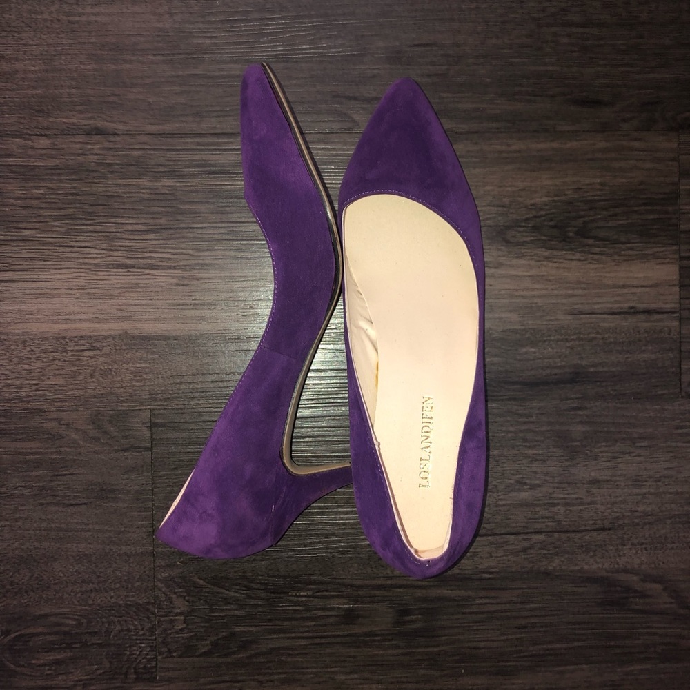 Purple Short Heels